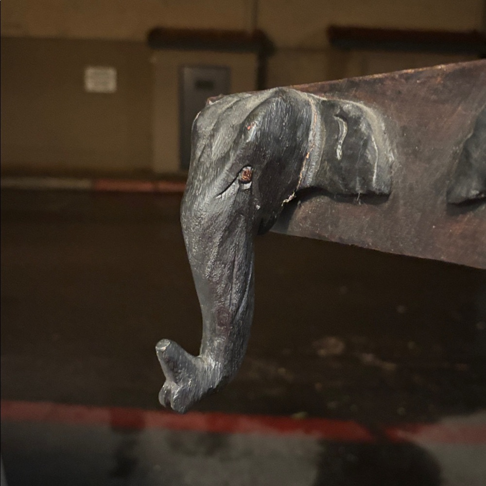 Rustic Elephant Wall Hooks